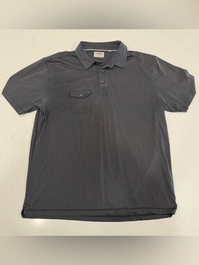 Linksoul Men's Short Sleeve Polo in Black XXL